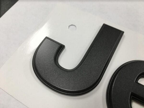 Genuine Mopar "Jeep" Fender Emblem – Dark Grey Authentic Replacement-68441751AA - Image 2