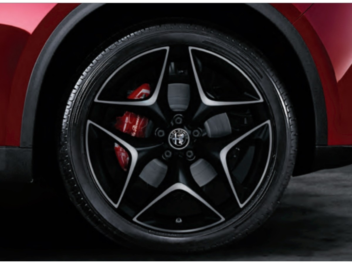 Genuine Alfa Romeo 68418511AA Wheel 20" Black Razze 1 68418511AA