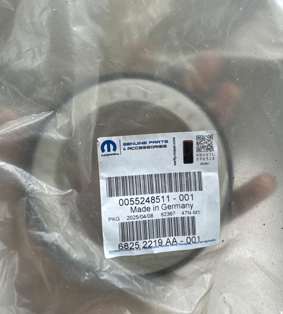 Genuine Mopar 68252219AA Engine Crankshaft Seal For Alfa Romeo Models 1 68252219AA