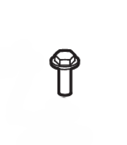 Genuine GAC 9000011321 Flange Bolt M6×25 1 9000011321